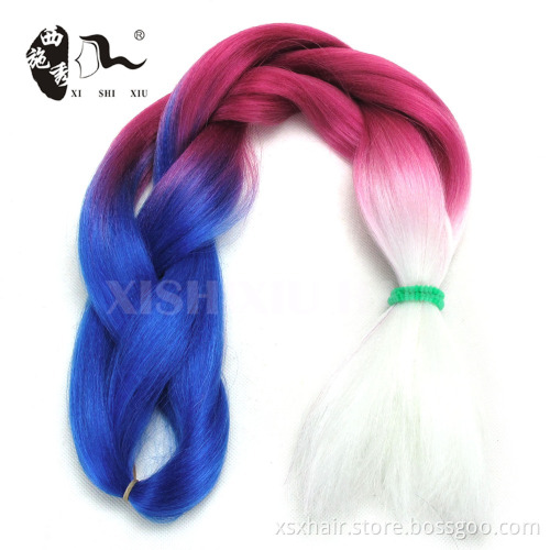 2016 hot selling yaki pony braiding hair synthetic afro twist braid for hair extension